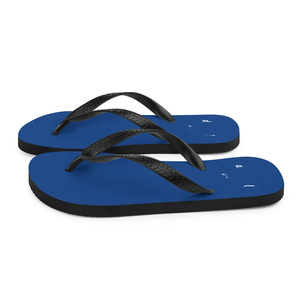 Tighten Up Flip-Flops (Summer Beach Blue)