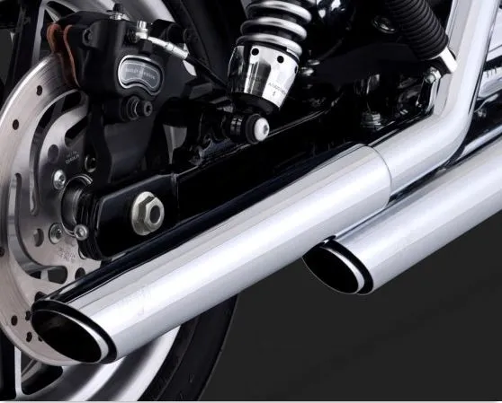 Vance & Hines Twin Slash 3" Slip-Ons Exhaust System 1991-2014 Harley-Davidson Dyna