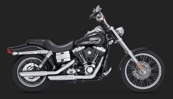 Vance & Hines Twin Slash 3" Slip-Ons Exhaust System 1991-2014 Harley-Davidson Dyna